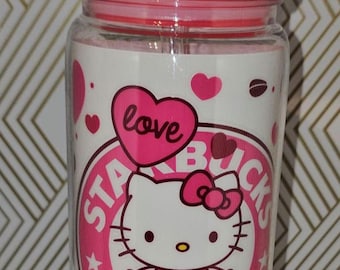 Tazza da caffè freddo rosa caldo da 16 once