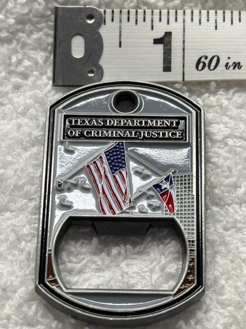 George Beto Unit, Dog Tag / Keychain / Bottle Opener / Challenge Coin ...