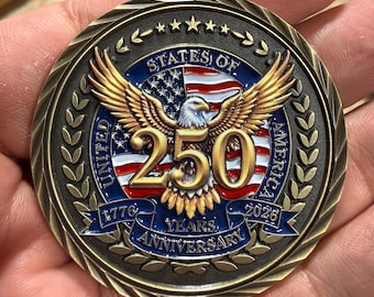 TDCJ George Beto Unit 250 Year Anniversary Challenge Coin