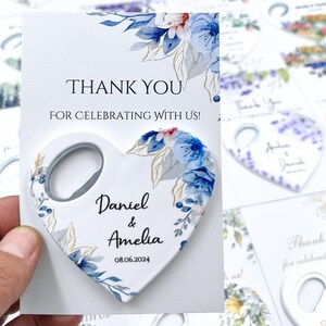Personalized Bottle Opener Favors: Wedding, Shower, Baptism (100 pcs)