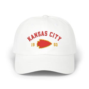 Kansas City Embroidered Cap - Kansas Football - Classic Dad Cap - Kansas City Chiefs Cap - Bootleg - Unisex Dad Cap - NFL Cap - Football Cap