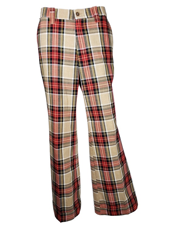 Vintage Tobias Plaid Trousers