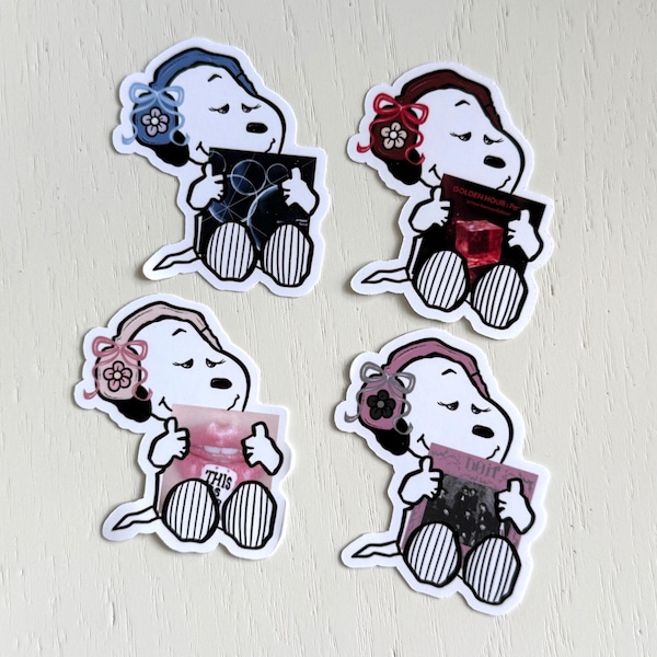 Cute K-pop Album Stickers - Customizable!