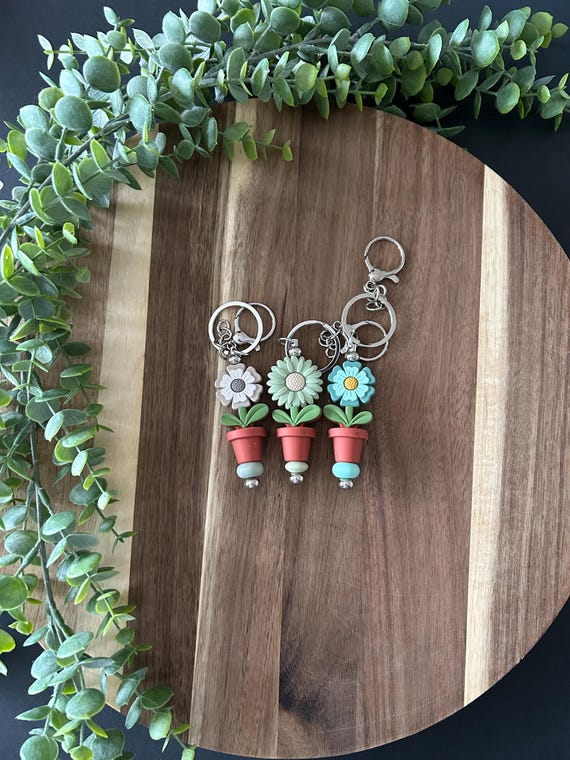 Flowerpot Keychain