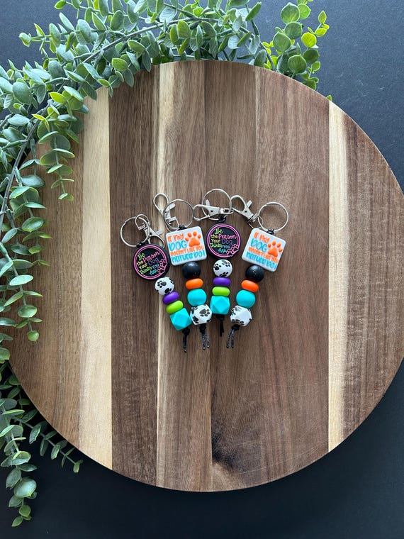 Funny Dog Keychain