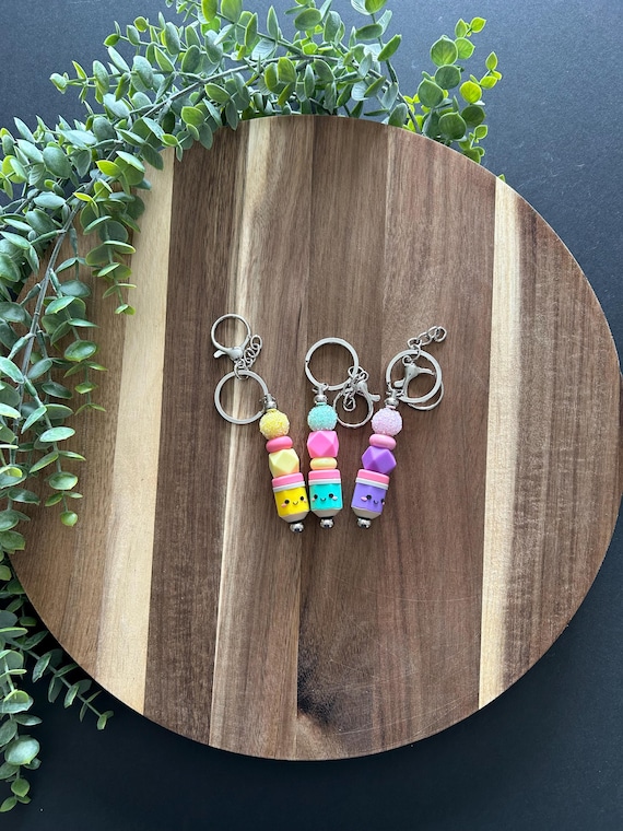 Cute Pencil Keychain