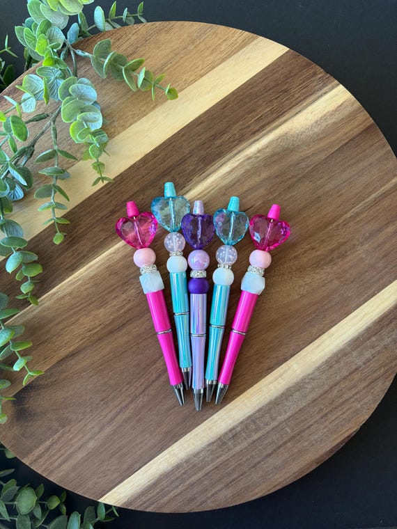Heart Gem Pens