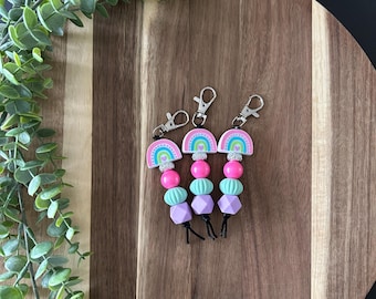 Rainbow Zipper Pull