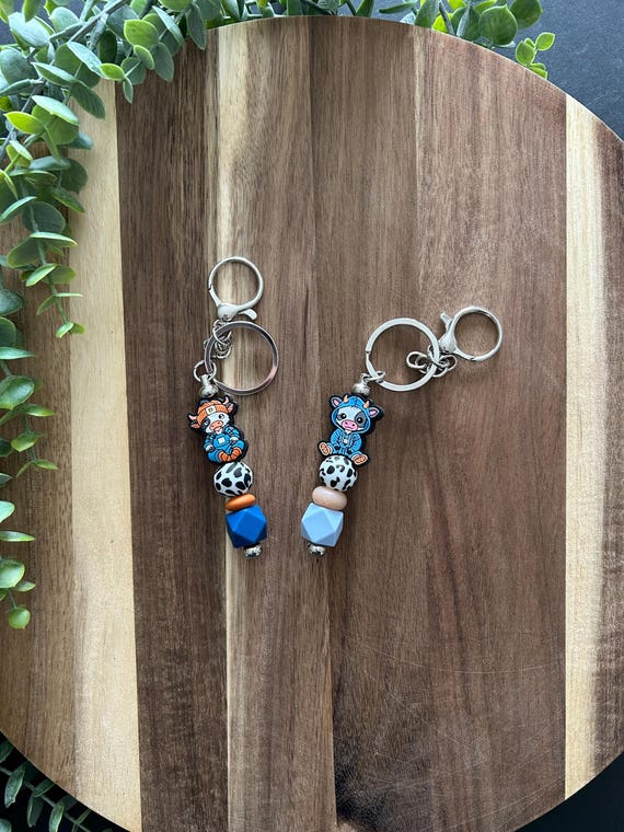 Cow Keychain