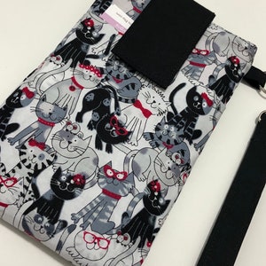 Estuche para teléfono celular tipo cartera tipo billetera con funda tipo cartera para cualquier iPhone 16/15/14, Samsung Galaxy s25/s24/s23/s22 - Betsy cat