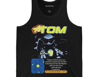 Toonami Tom Tank Top | Retro Anime Graphic Tank