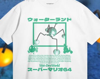 Super Mario 64 Shirt: Wet-Dry World Retro Gamer Tee