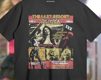 Total Recall shirt boxy fit graphic tee oversized retro sci fi t shirt