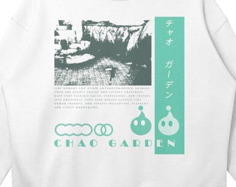 Sonic Adventure Sweatshirt: Chao Garden Oversized Drop Shoulder Crewne