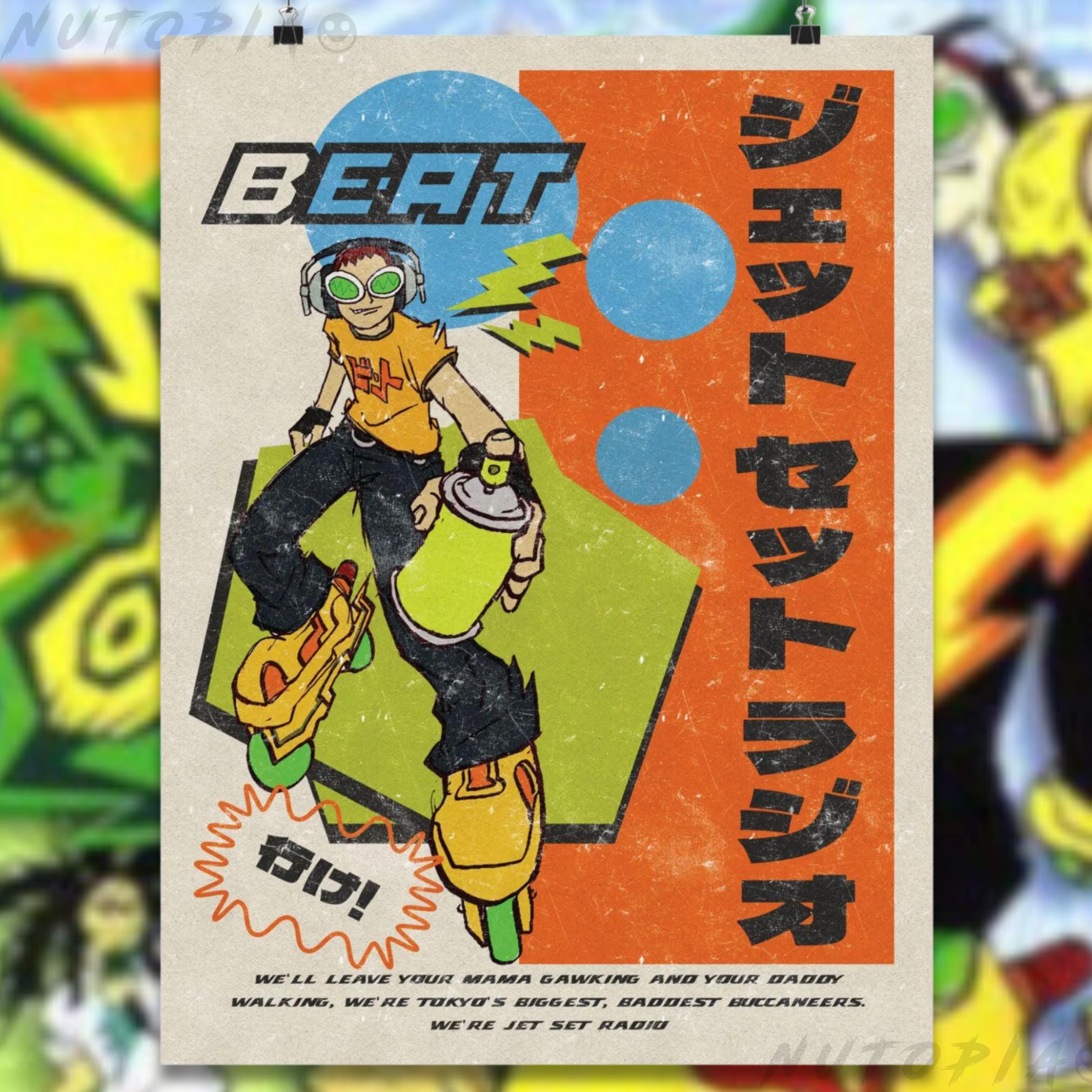 Jet Set Radio Poster - Etsy