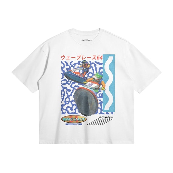 Wave Race 64 Boxy Tee – Retro Jet Ski Chaos - Etsy