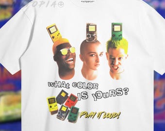 Gameboy Boxy T-Shirt: Retro 90s Gamer Tee, Unisex Streetwear