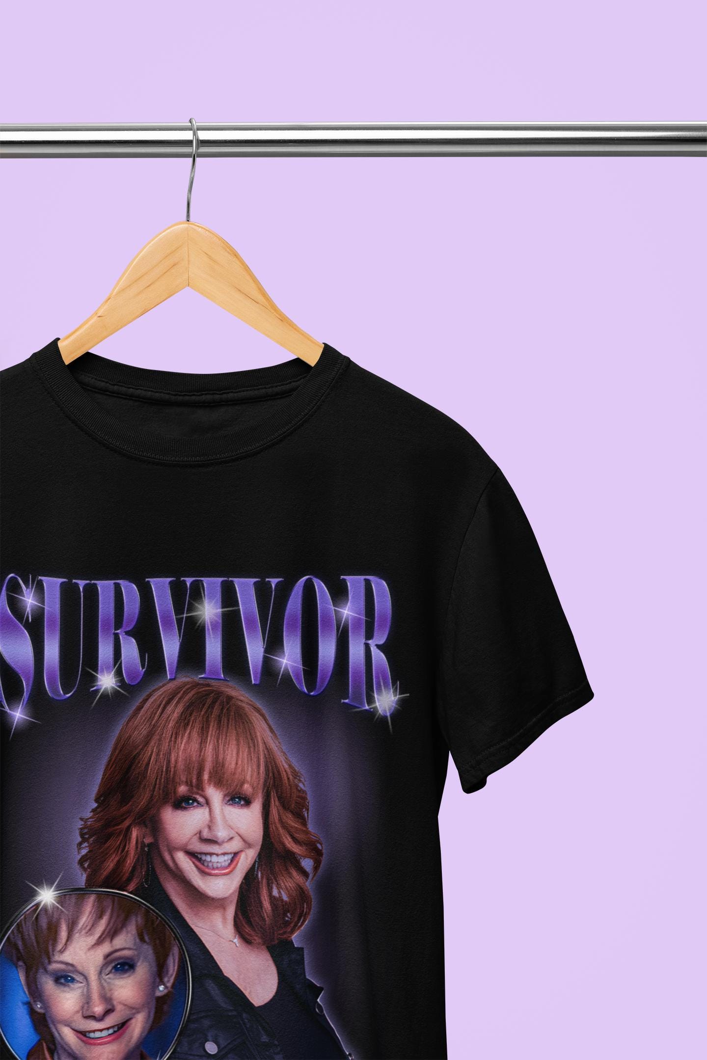 Reba Mcentire 'survivor' Graphic Tee - 90s Country Music Shirt - Etsy