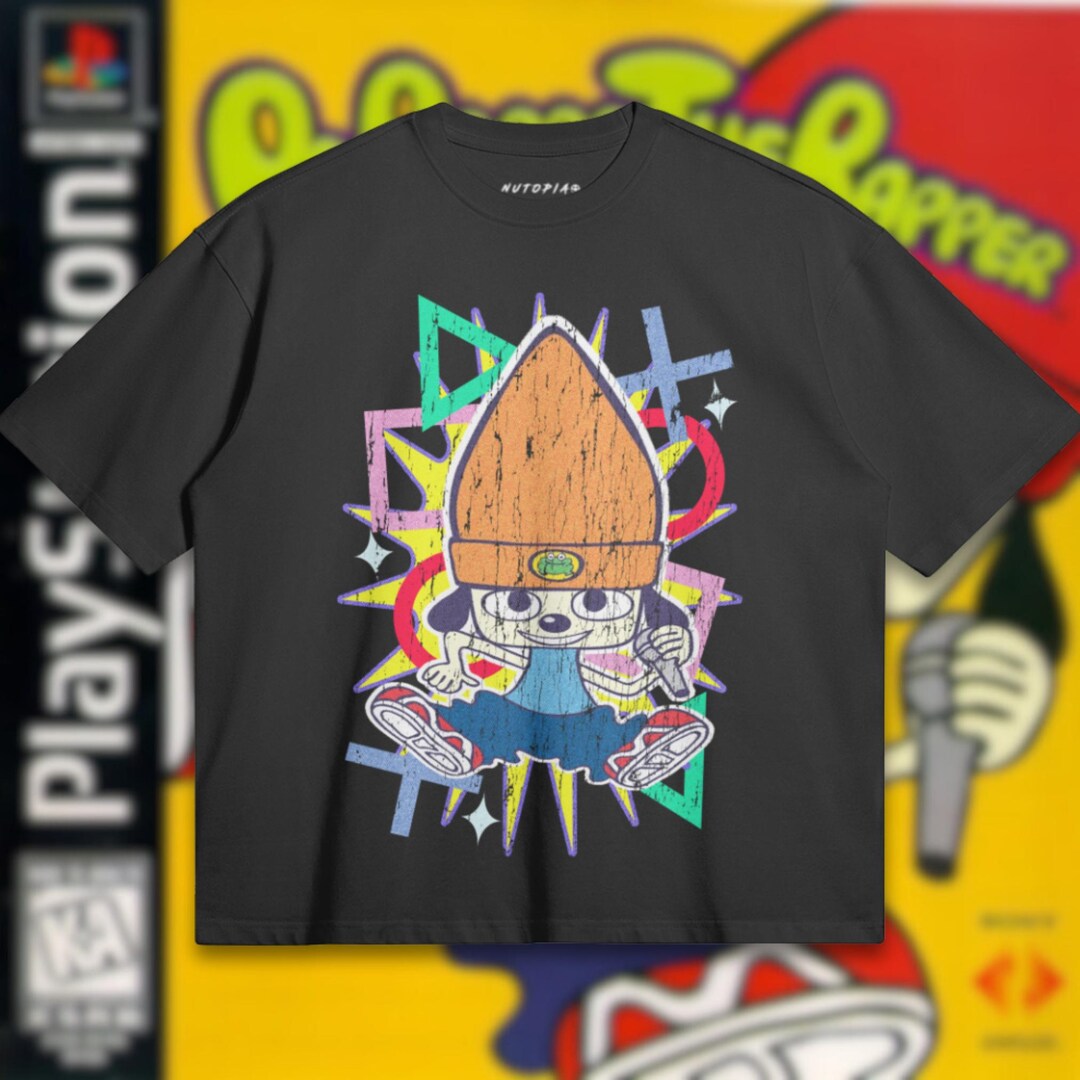 Parapper The Rapper Graphics Parappa the Rapper T-shirt – Y2K Playstation Graphic Tee - Etsy