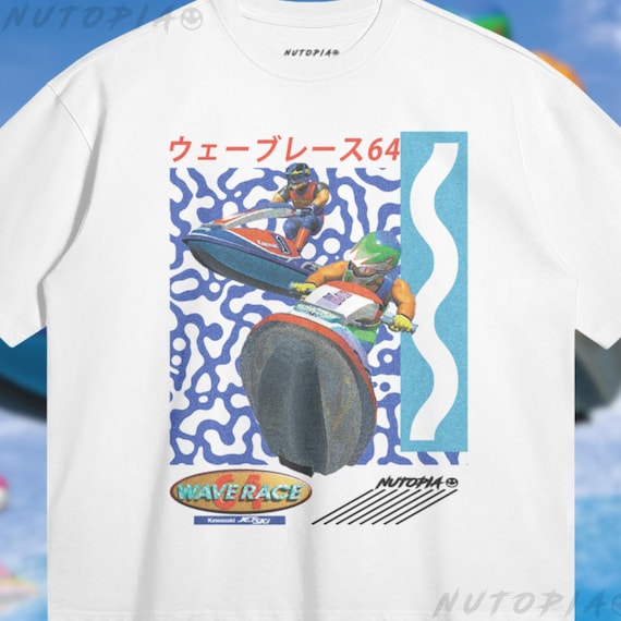 Wave Race 64 Boxy Tee – Retro Jet Ski Chaos - Etsy