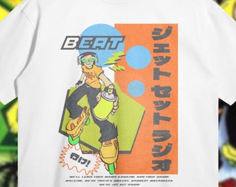 Jet Set Radio Unisex Boxy Tee Sega Dreamcast Shirt