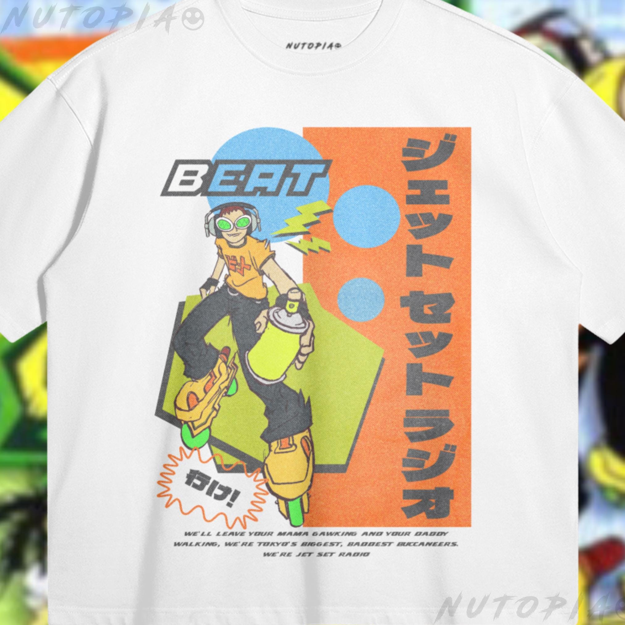 ジェットセットラジオ トラックジャケット ラバーコースター セット Lサイズ ジェットセットラジオ トラックジャケット ラバーコースター