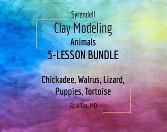 Clay Modeling Bundle 5 Videos | Art Lesson 1-5 | Rick Tan