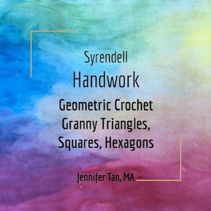 Geometrische Gehäkelte Oma Dreiecke, Quadrate & Hexagone Video | Handarbeit Lektion 4 von 5 | Jennifer Tan