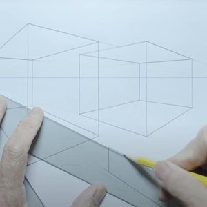 Two-Point Perspective Drawing Video and Outline | Art Lesson 3 of 5 | Rick Tan