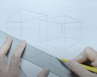 Two-Point Perspective Drawing Video and Outline | Art Lesson 3 of 5 | Rick Tan