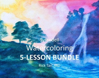Waldorf Wet-on-Wet Watercolor Painting Videos | 5-Lesson Bundle | Rick Tan