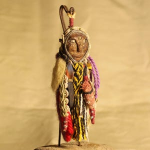 Spirit Doll Companion • Elder Feminine Amulet for Inner Wisdom & Storytelling • Erild Personal Power Handcrafted Totem