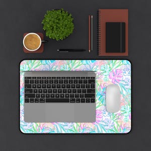 Monogram Desk Pad: Botanical Personalized XL Mouse Pad