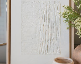 Cream Textured Canvas Wall Art