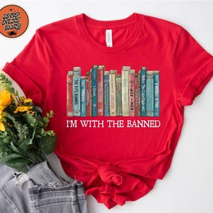 Banned Books T-Shirt: Unisex Super Soft Graphic Tee, Librarian Shirt