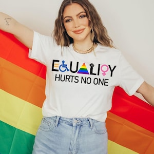 Equality Hurts No One Shirt: LGBTQ Human Rights Tee