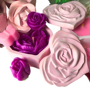 Heart & Rose Candle Treasure Box