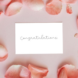 Congratulations card, engagement card, congrats card, congratulations wedding card, new job card, graduation card