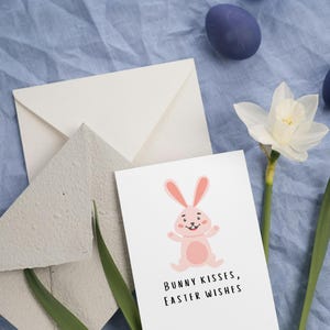 Osterkarte Hasenkarte Osterhase fröhliche Osterkarte lustige Osterkarte Tierliebhaber Osterhase Osterkarte zu Ostern