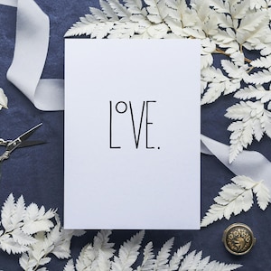Love card I love you card happy valentines day card romantic card valentines card cute valentine card