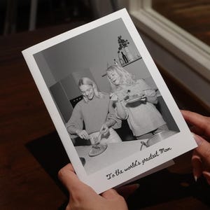 Cartão de Dia das Mães da Filha, Presente Sentimental para o Dia das Mães, Cartão de Dia das Mães para Imprimir, Presentes para Mães de Primeira Viagem, Modelo Editável do Canva