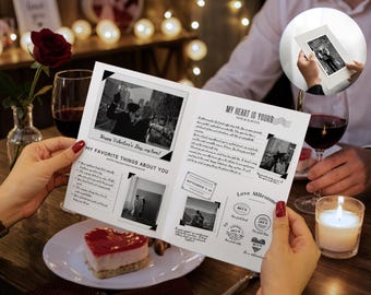 Retro Valentijnsdagkaartsjabloon: gepersonaliseerd fotocadeau (canva)