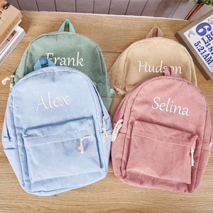 Sac à dos personnalisé pour tout-petit, cartable brodé pour tout-petit, sac à dos personnalisé pour enfants, cadeaux de rentrée, sacs à dos pour filles et garçons