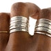 Anello impilabile personalizzato con nome: Argento sterling, Oro, Oro rosa - Italia