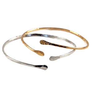 Hammered Cuff Bracelet, Upper Arm Bracelet