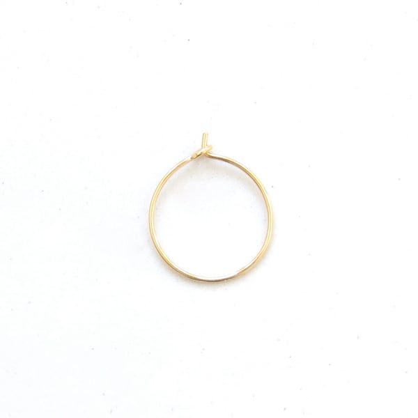 thin GOLD nose ring, gold nose ring, THIN gold nose hoop, thin nose ring, gold nose hoop, 26g nose hoop, BIPOC owned shop