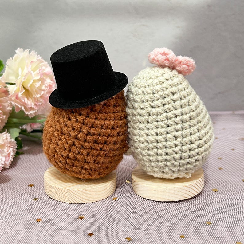 Crochet Embrace Potato & Heart-Lovestruck Potatoes,My Friend Forever,Emotional Support Plush,Anniversary Gift,Unique Gift for BFF/Couple image 4