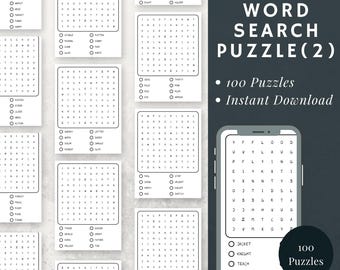 Ultimate Word Search Puzzle Collection (1): 90 Digital Puzzles - PDF Download
