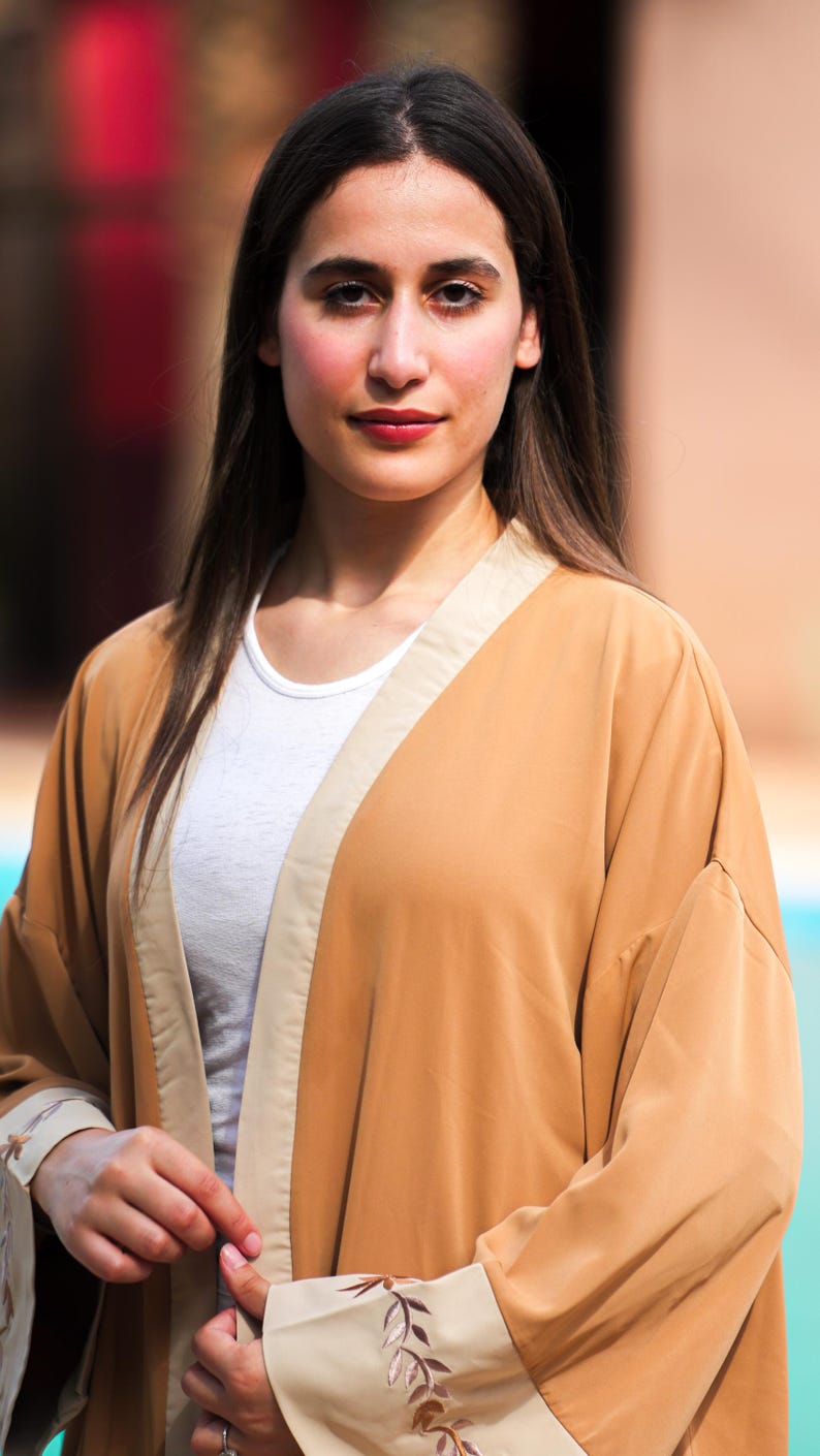 MOROCCAN FRINGED KIMONO main image 1