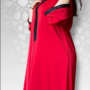 Handmade Moroccan Kaftan Dress – Traditional Embroidery & Sfifa | Custom Fit | Eid Outfit | Elegant Caftan for Women
